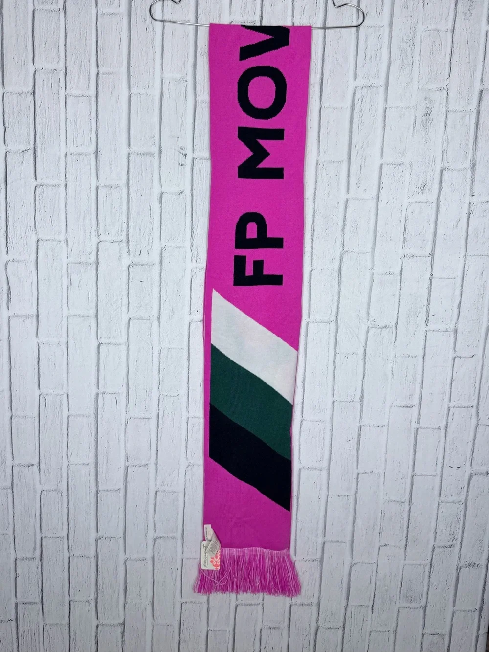 💗 Free People Movement Element Varsity Scarf Candy Pink NWT